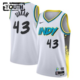 Dres Indiana Pacers Pascal Siakam Nike 2024-25 City Edition Bijela Swingman - Dječji